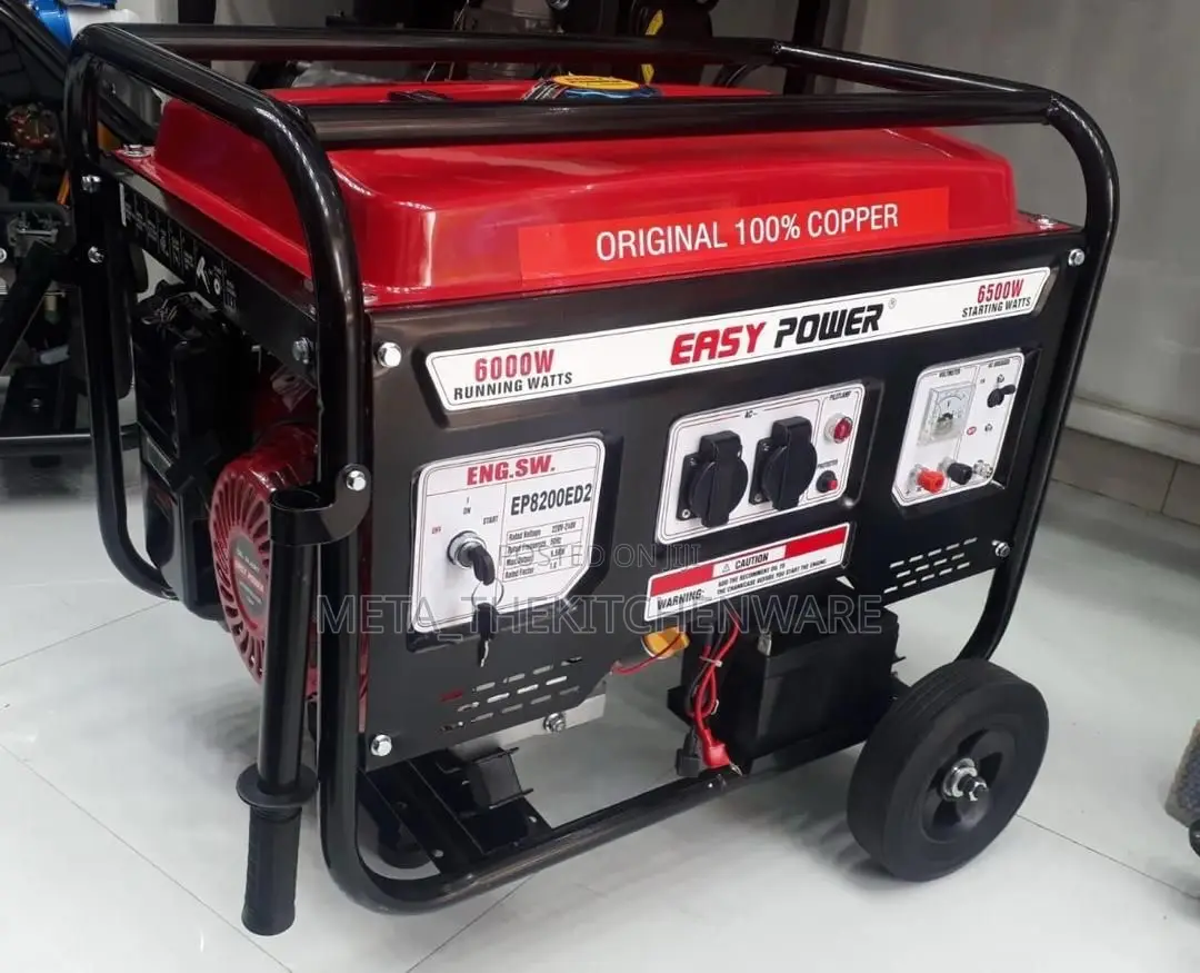 Easy Power Gasoline Generator 6.5kva Ep8200ed2