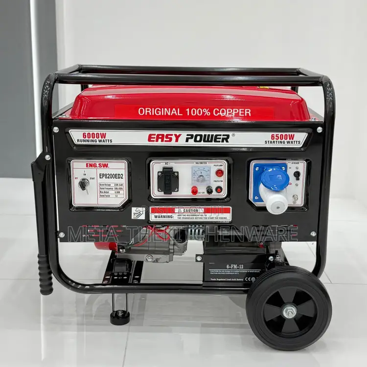 Easy Power Gasoline Generator 6.5kva Ep8200ed2