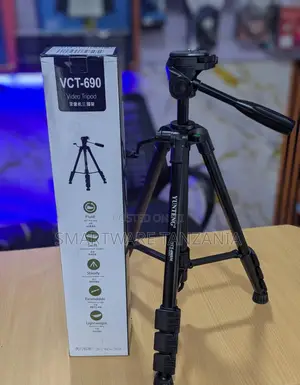 VCT-690 Professional Video Tripod Fluid Head Camera Stand 150cm
