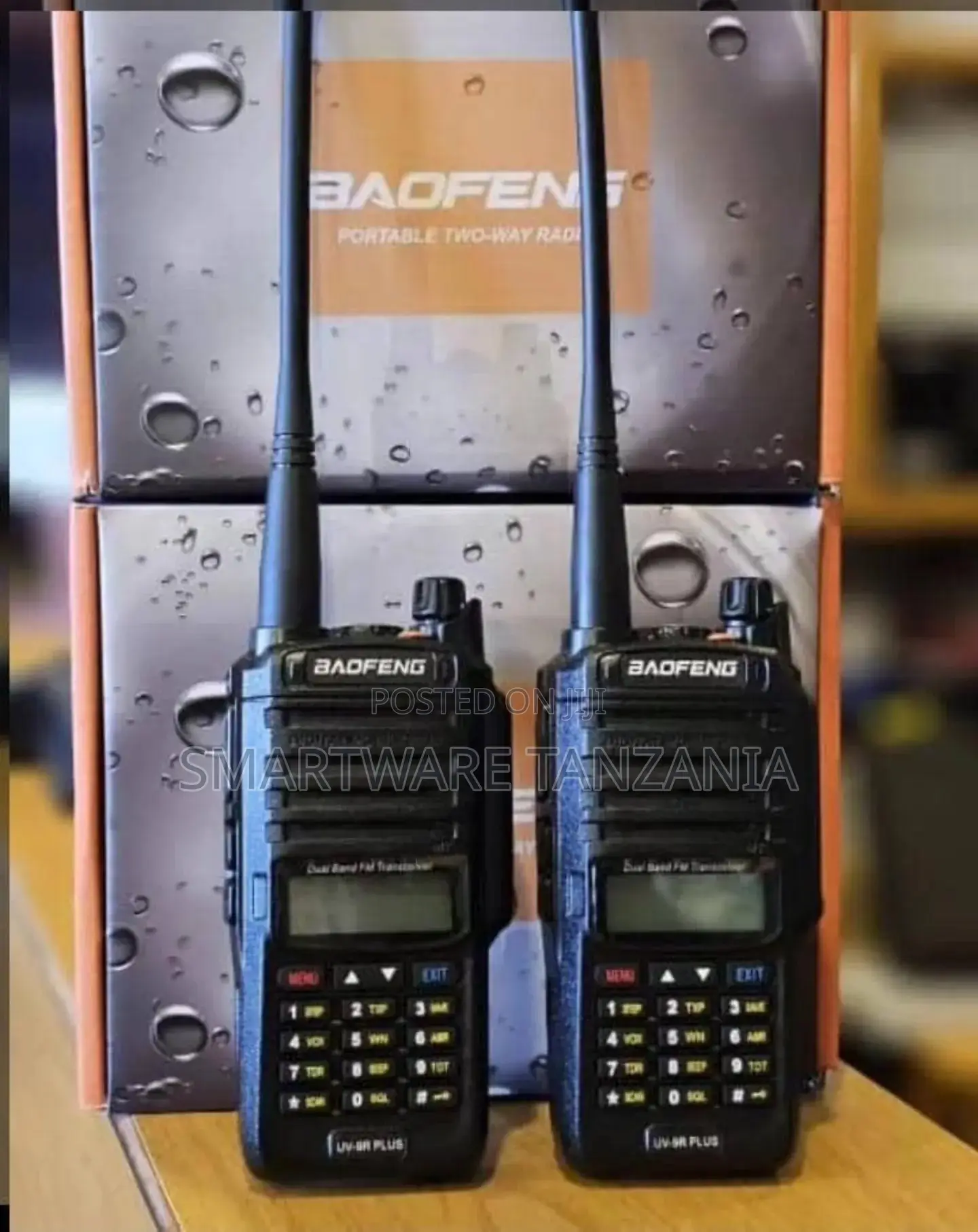Baofeng Uv-9r Plus Waterproof Two-Way Radio Pair Long Range Uhf