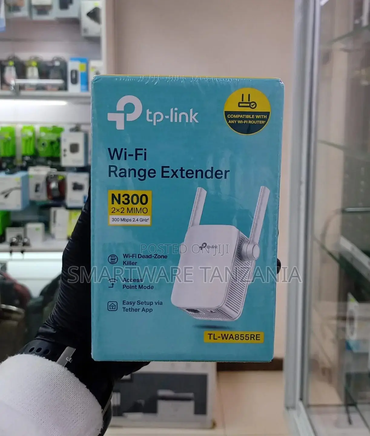 Tp-link N300 Wifi Range Extender Tl-wa855re 300mbps 2.4ghz Mimo