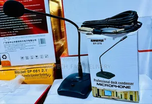 Shure Sy-370 Professional Desk Condenser Microphone for Meetings