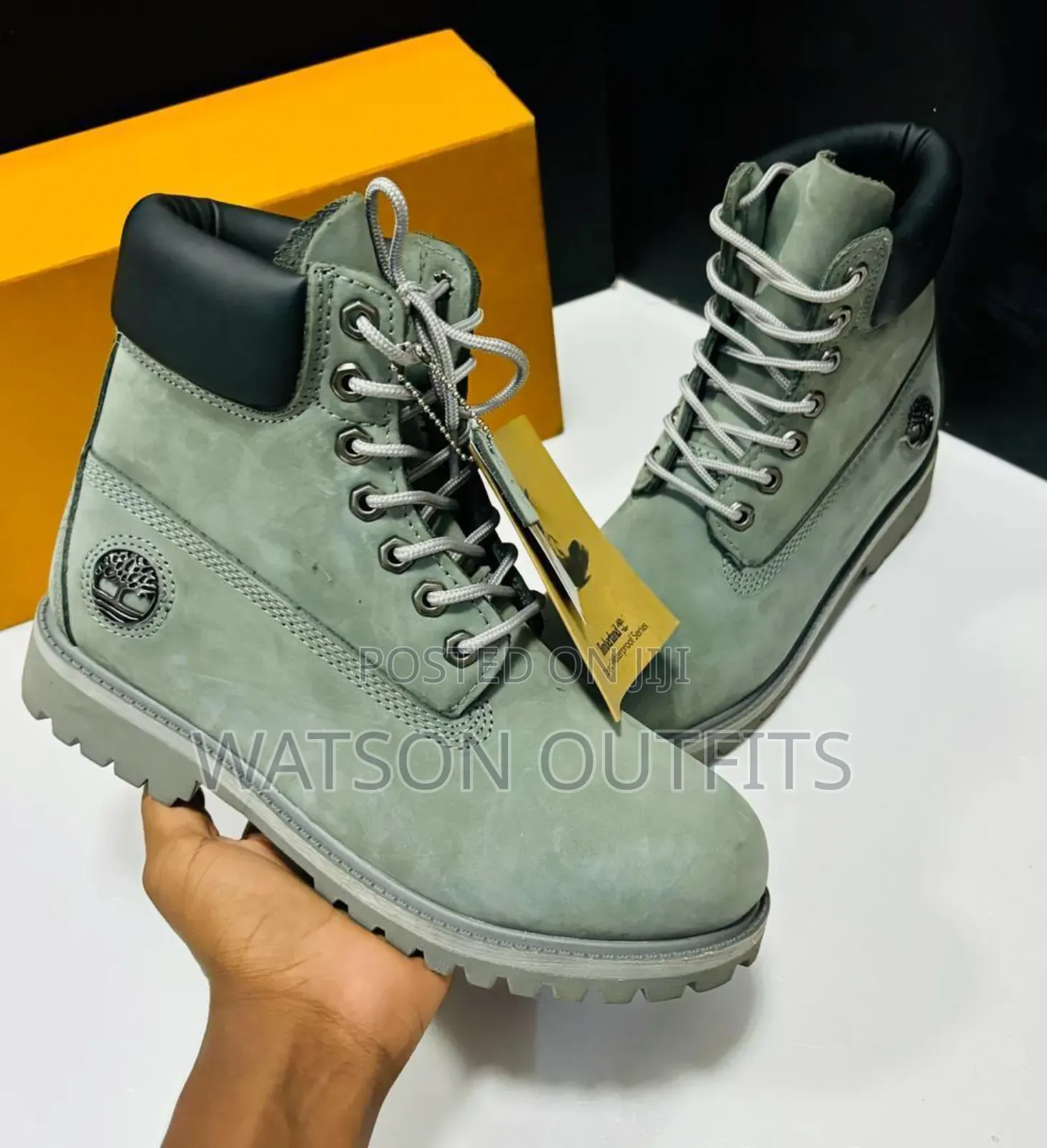 Buti Za Ngozi or Leather Boot Shoes