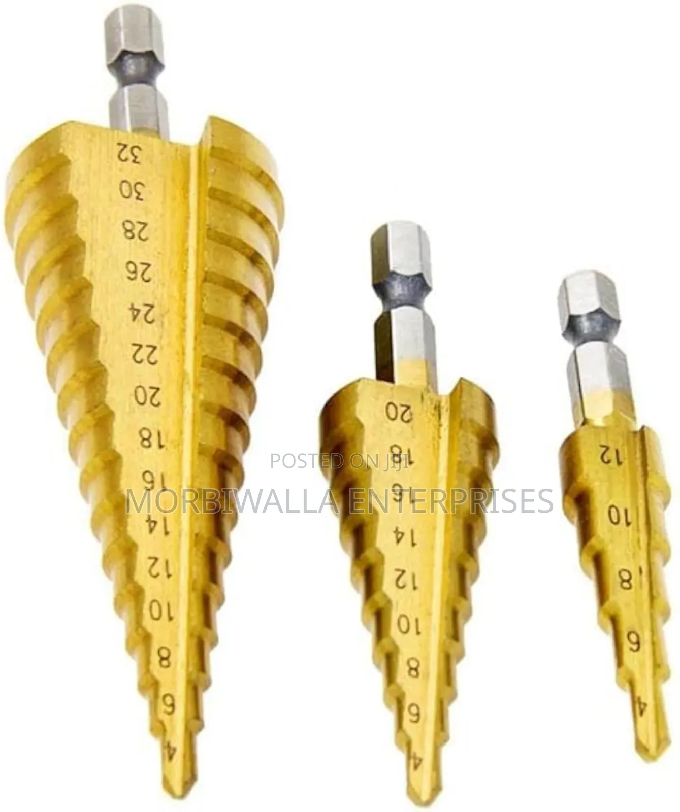 Step Drill Bit 3 PCS