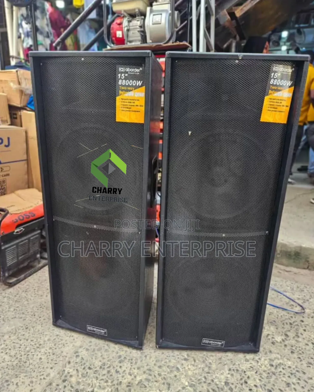 Aborder Powerful 2-way Professional Speaker 88000w 15inch Wireless Mic
