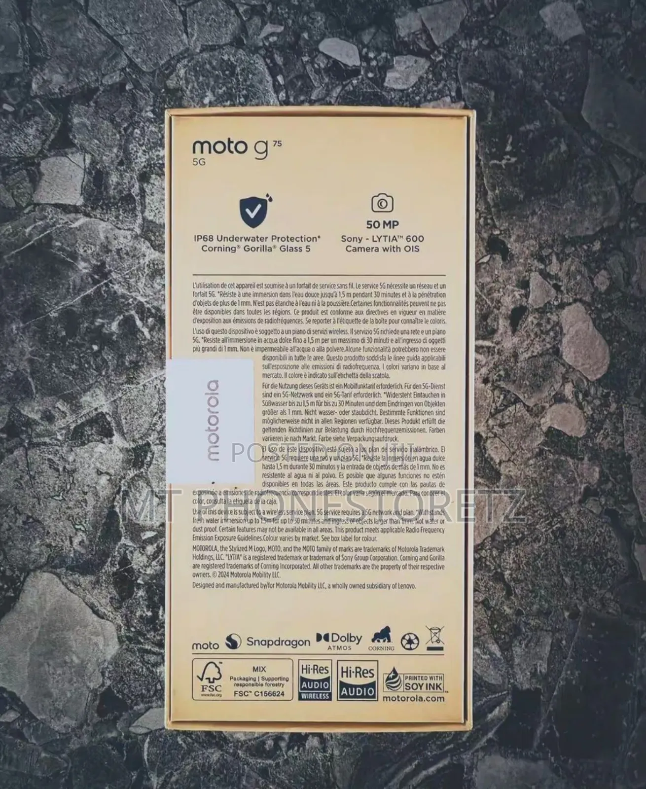 New Motorola Moto G75 256 GB