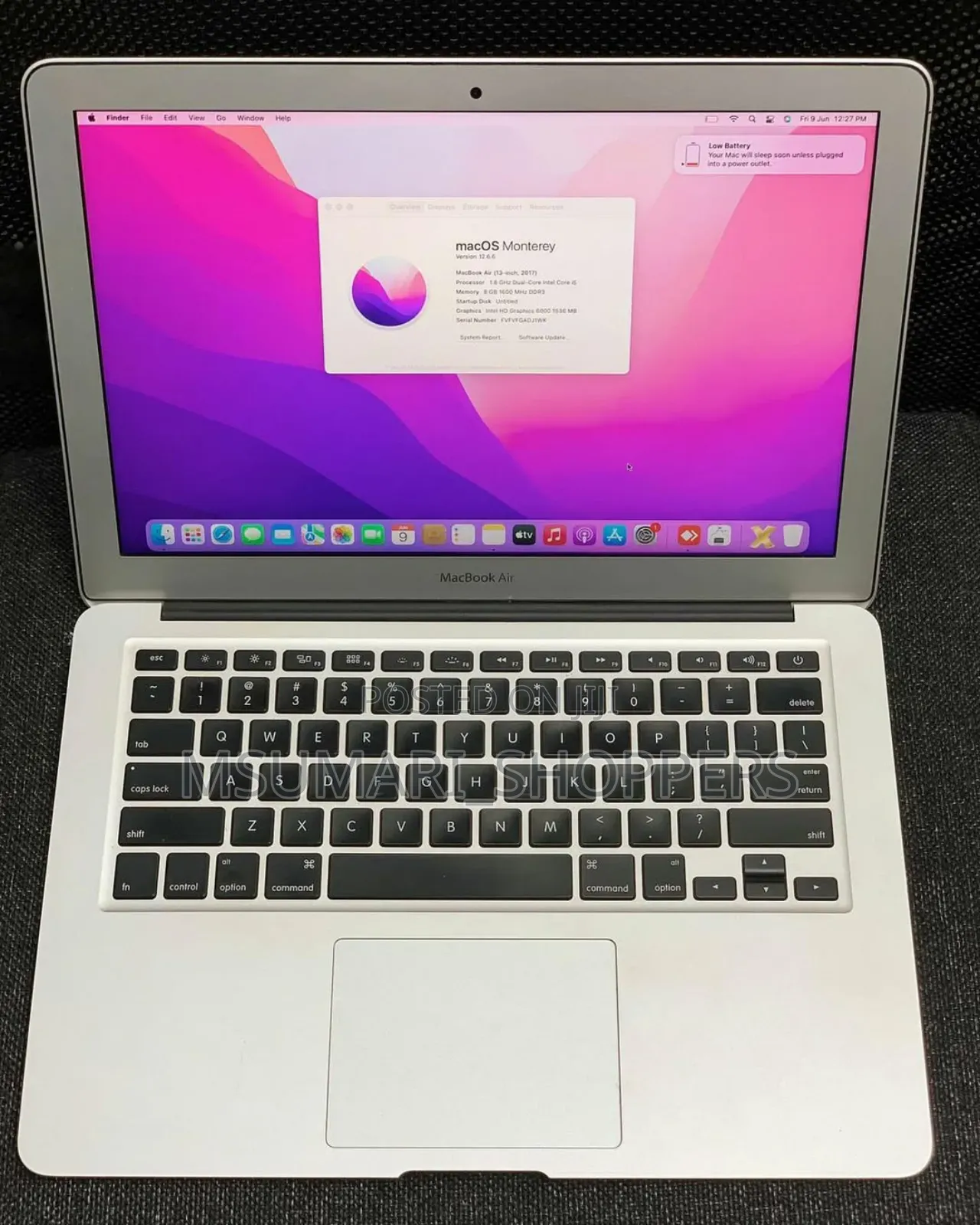 Laptop Apple MacBook Air 2017 8GB Intel Core I5 SSD 128GB