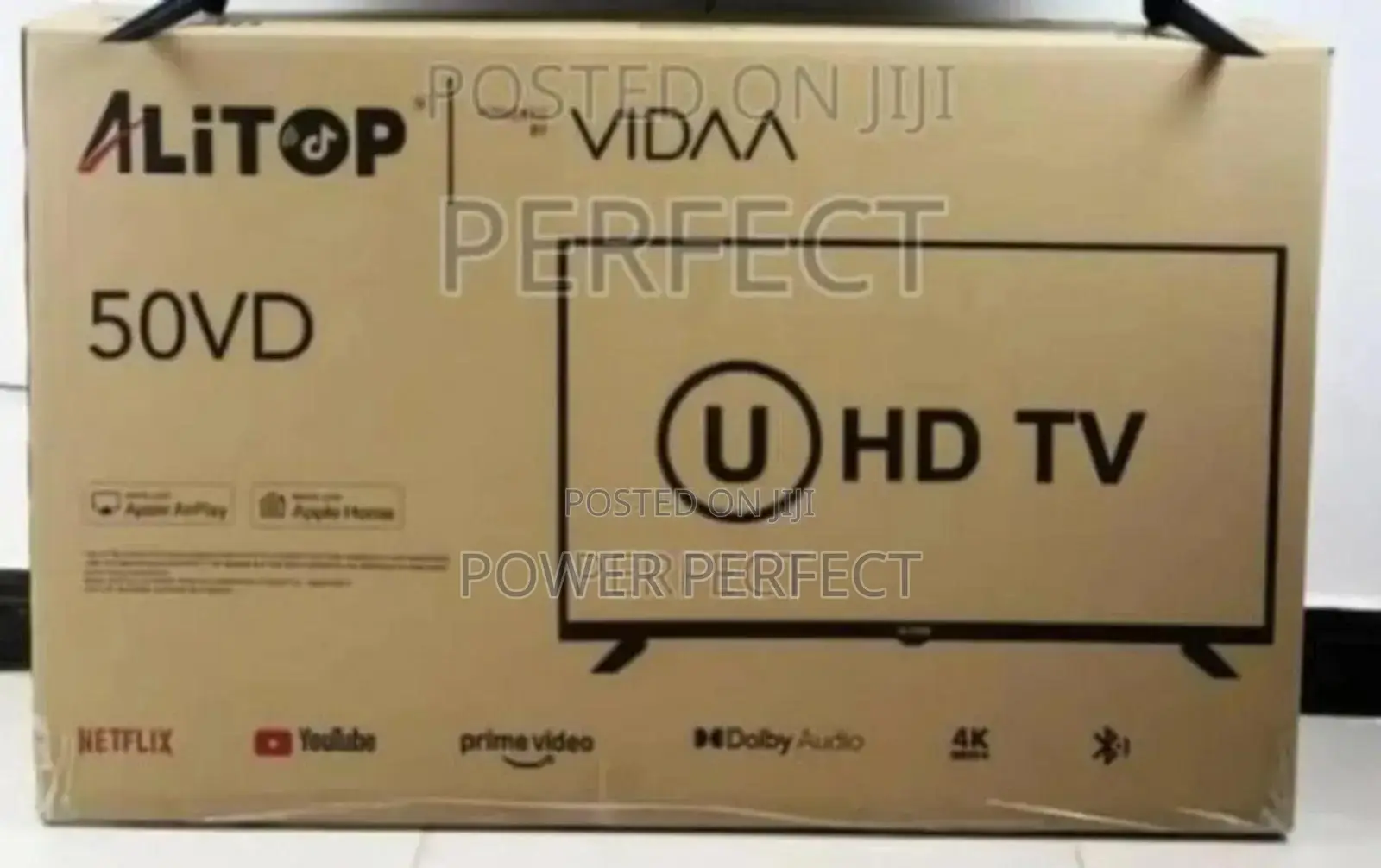 Alitop 50” Smart Tv (Powered By Vidaa)