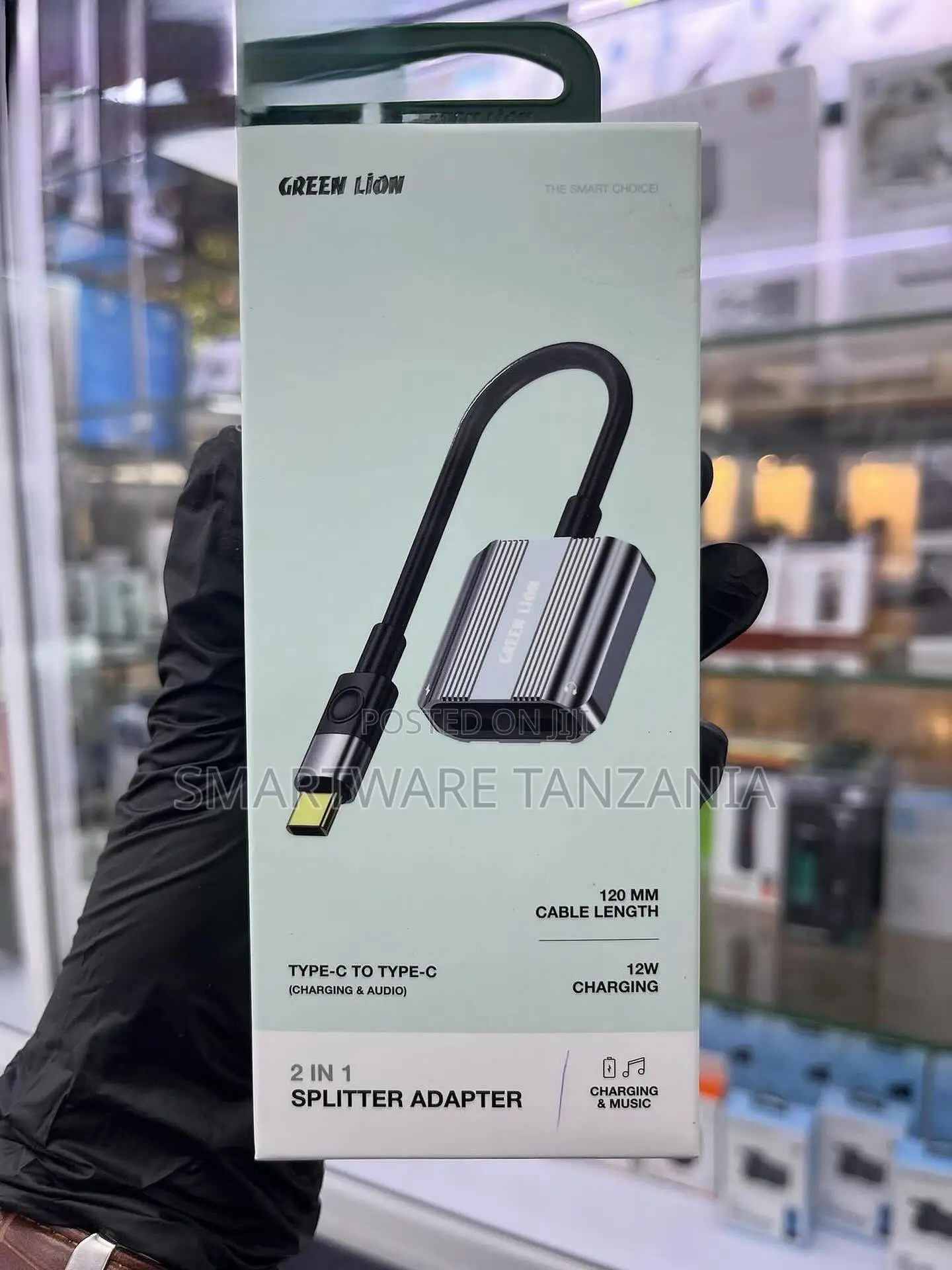 Green Lion Usb-C 2-in-1 Splitter Adapter - Charging Audio