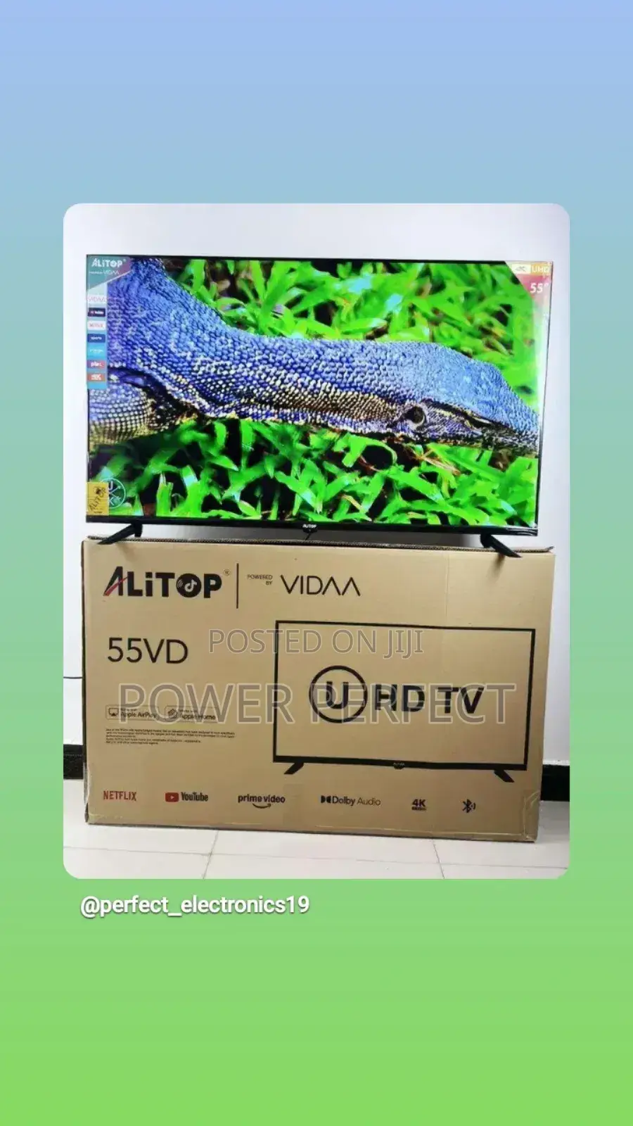 Alitop 50” Smart Tv (Powered By Vidaa)