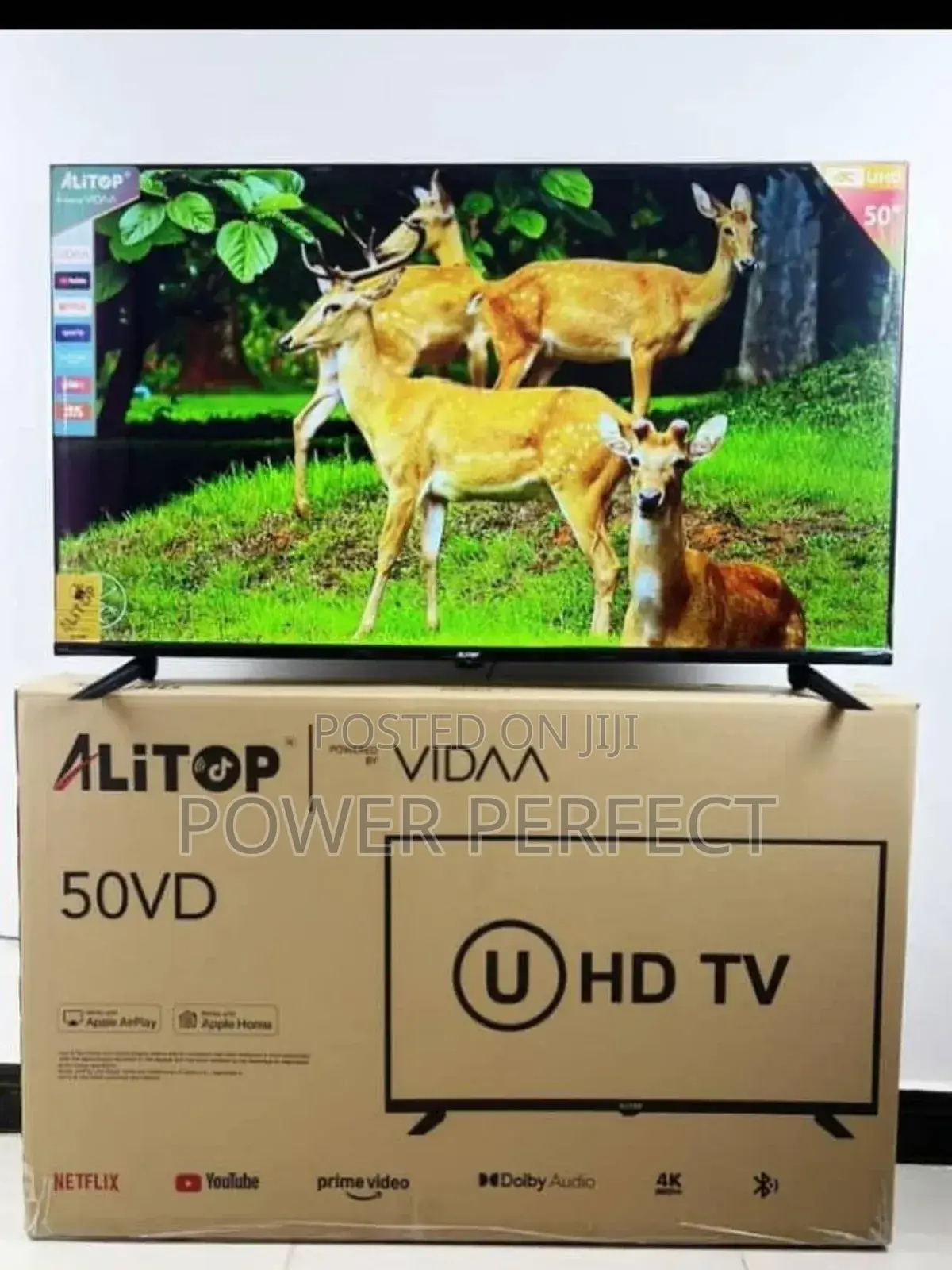 Alitop 50” Smart Tv (Powered By Vidaa)