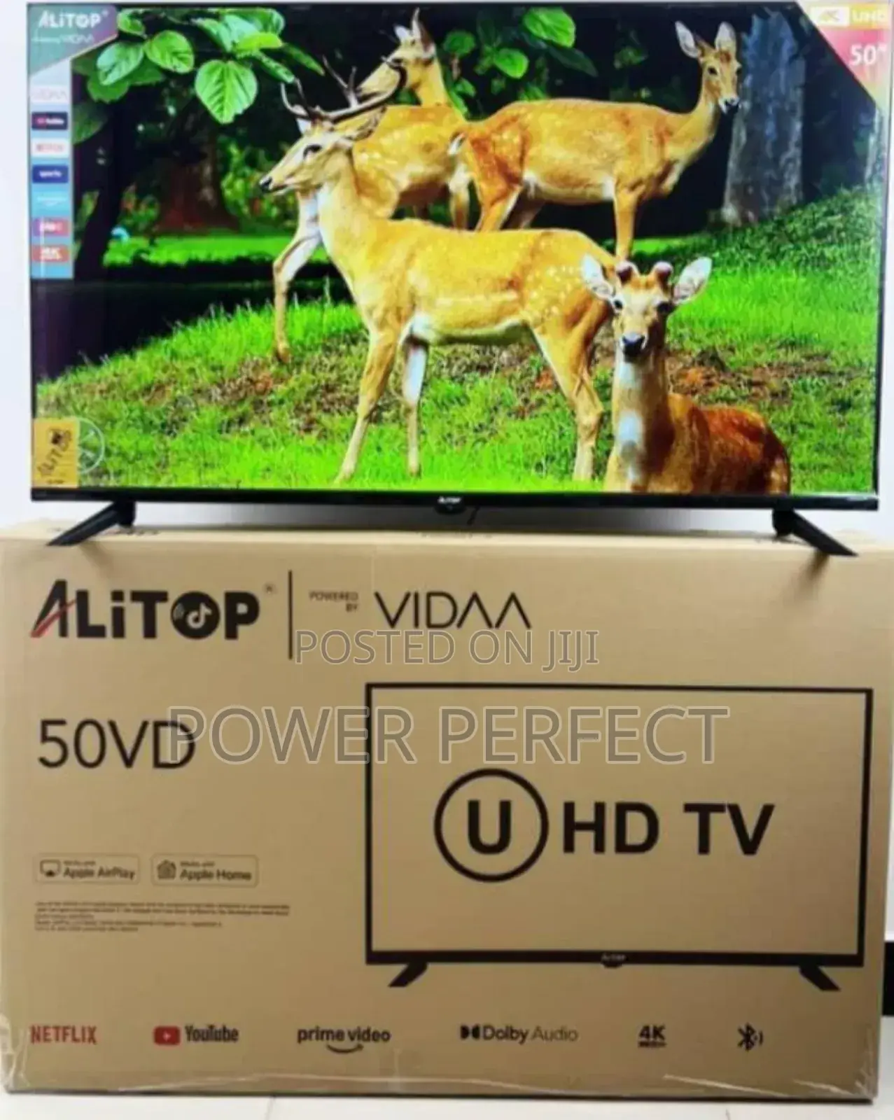 Alitop 50” Smart Tv (Powered By Vidaa)