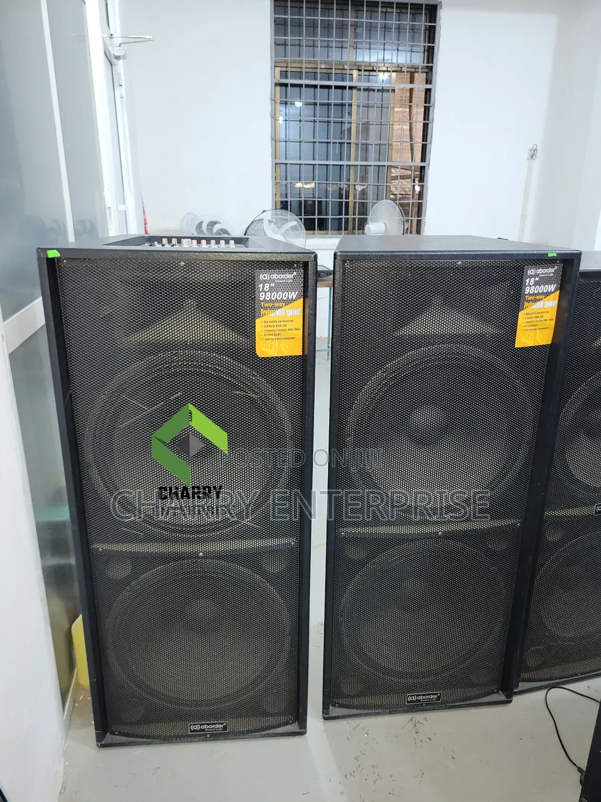 Aborder Powerful 2-way Professional Speaker 98000w 18inch Wireless Mic