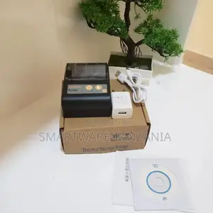 Bluetooth Thermal Receipt Printer Kit With Charging Adapter Bundle