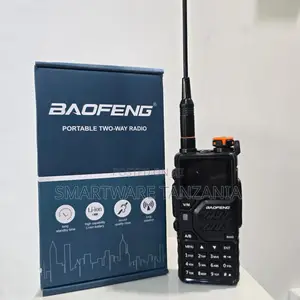 Baofeng Portable Two-Way Radio With Extended Antenna and Battery