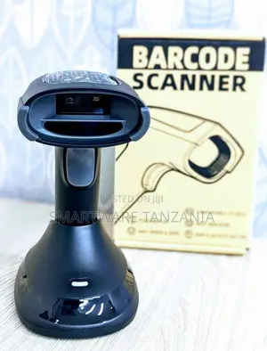 Wireless Barcode Scanner With Charging Dock and Anti-Shock Design