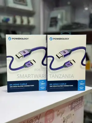 Powerology Hdmi Cable 3m With Gold Plated Connectors