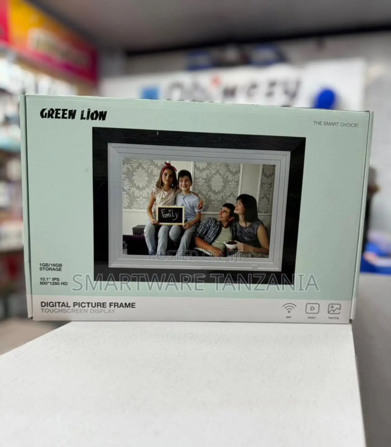 Green Lion 10.1 Inch Digital Picture Frame With Touchscreen Hd