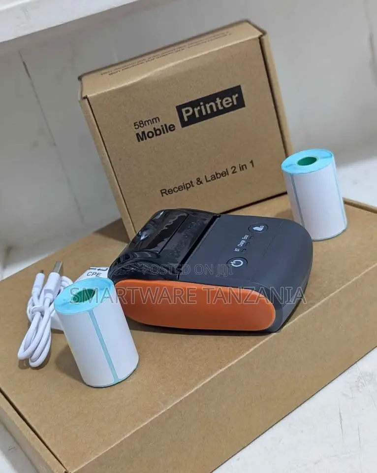 58mm Mobile Printer With Label and Receipt Printing Capability
