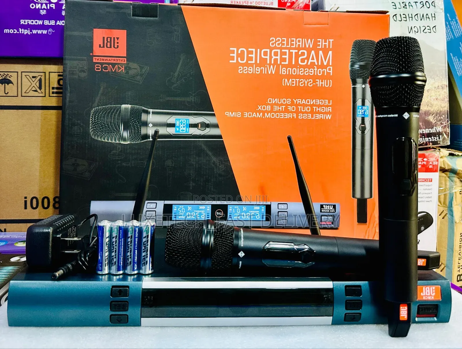 Jbl Kmc 8 Professional Dual Wireless Microphone System