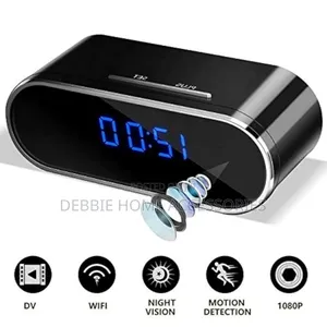 Wi-fi Hidden Camera Alarm Clock