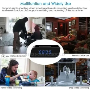 Wi-fi Hidden Camera Alarm Clock