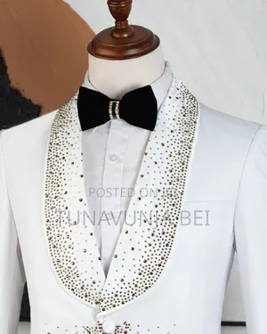 White Wedding Classic Suit