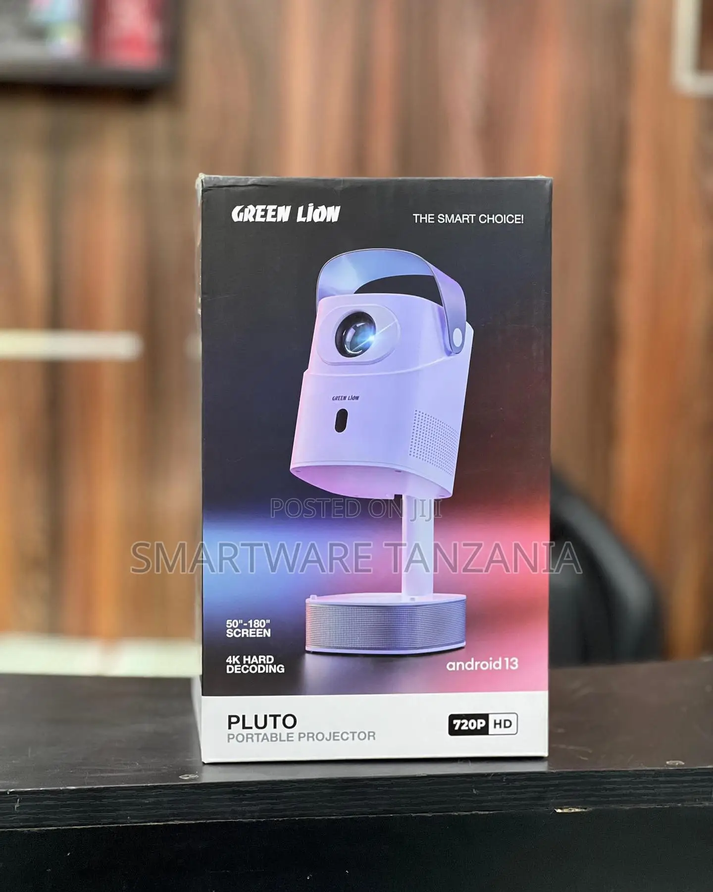 Green Lion Pluto Portable Projector With Android 13 System