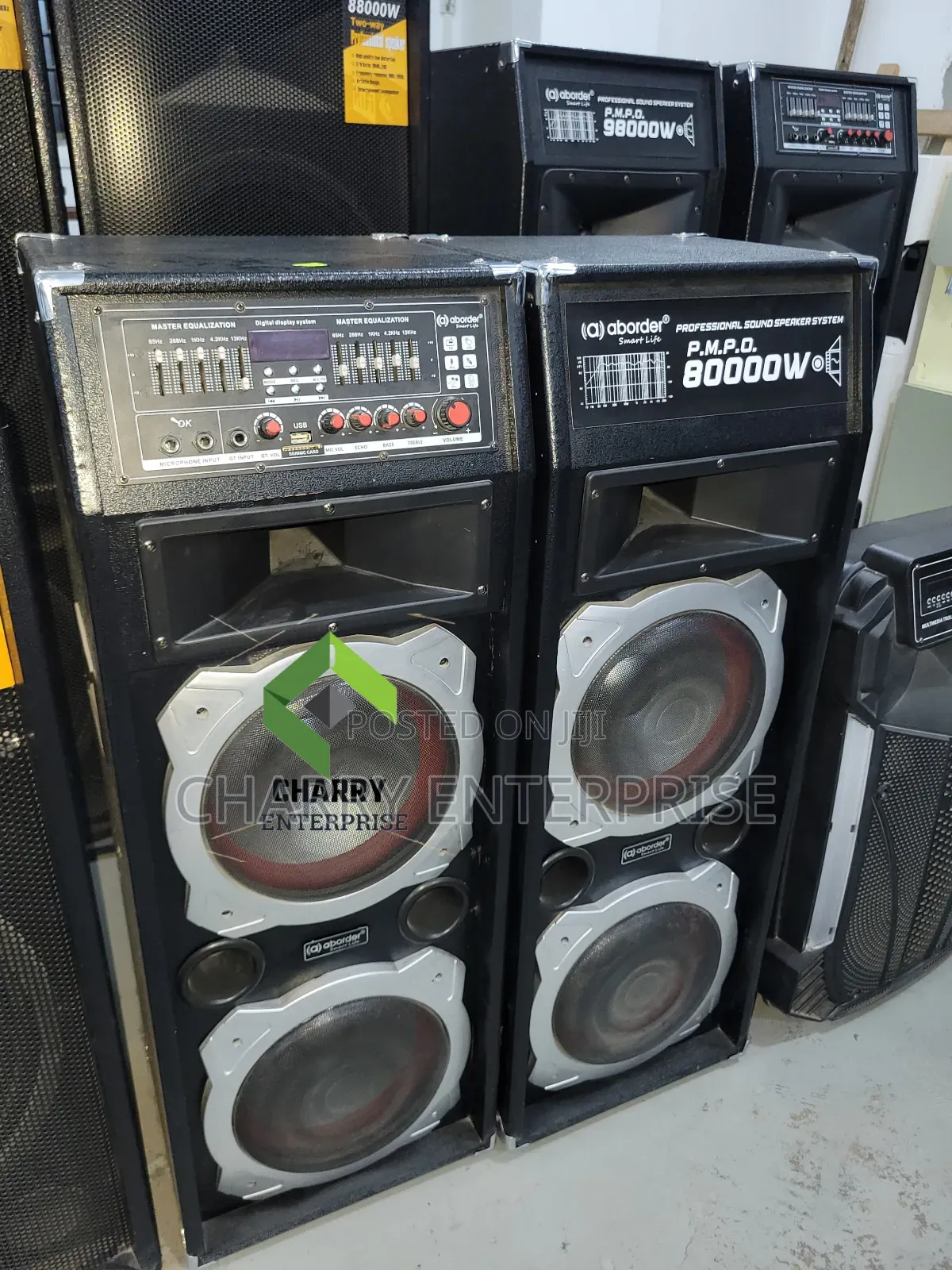 Aborder Powerful Professional Speaker 80000w Wireless Mic