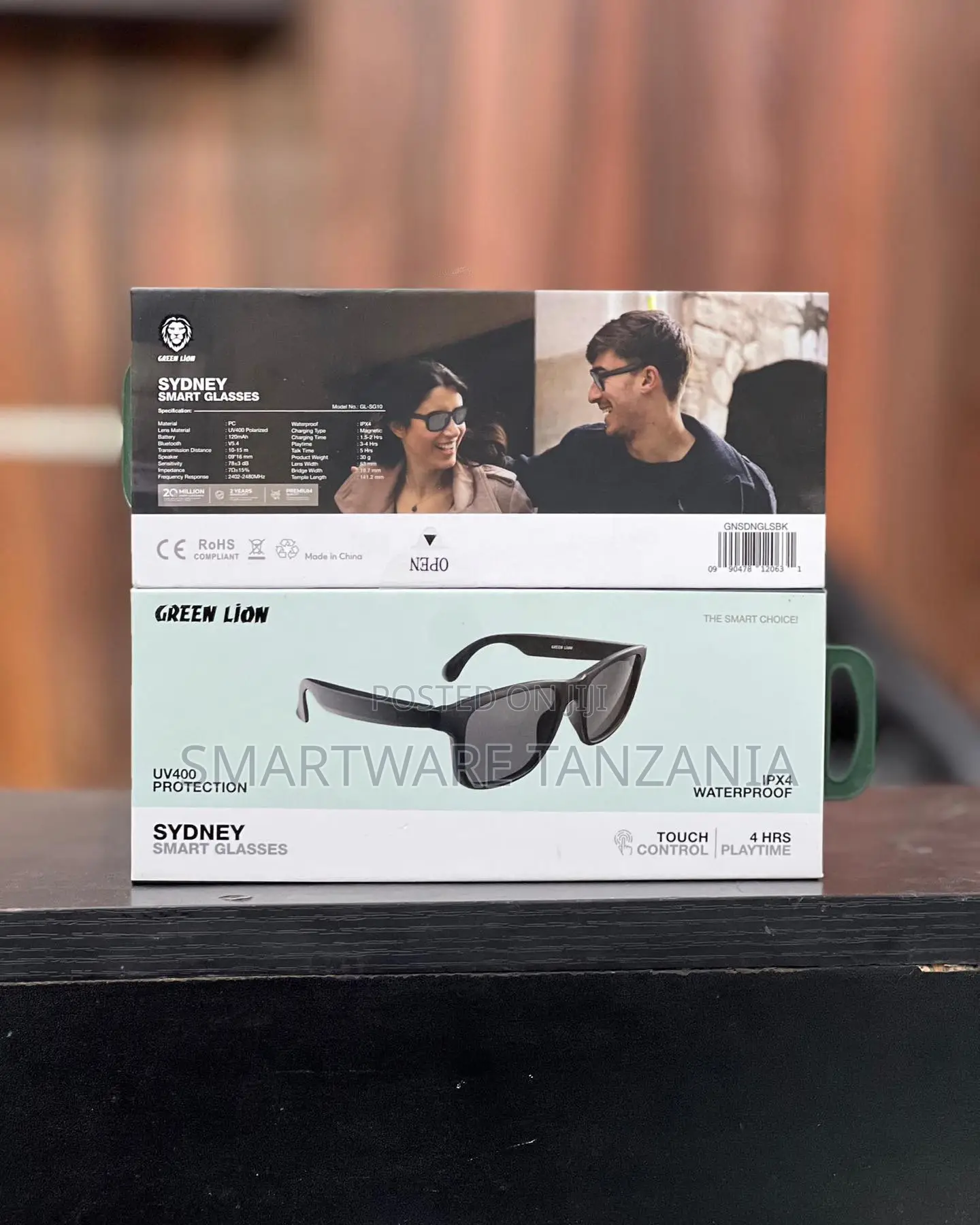 Green Lion Sydney Smart Glasses - Uv400 Ipx4 Waterproof Audio