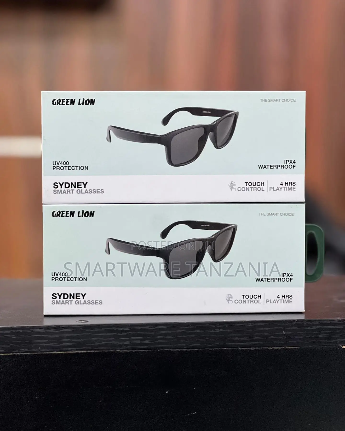 Green Lion Sydney Uv400 Glasses - 4hr Playtime Touch Controls