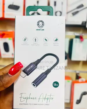 Green Lion Lightning Earphone Adapter - 3.5mm Audio Jack Cable