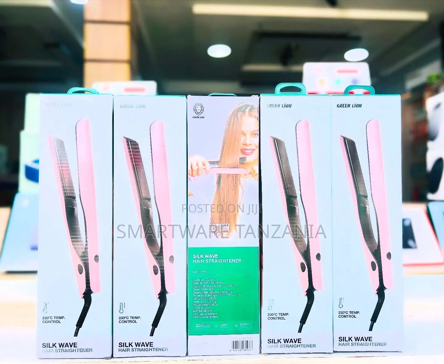 Green Lion Silk Wave Hair Straightener - 230c Temperature Control