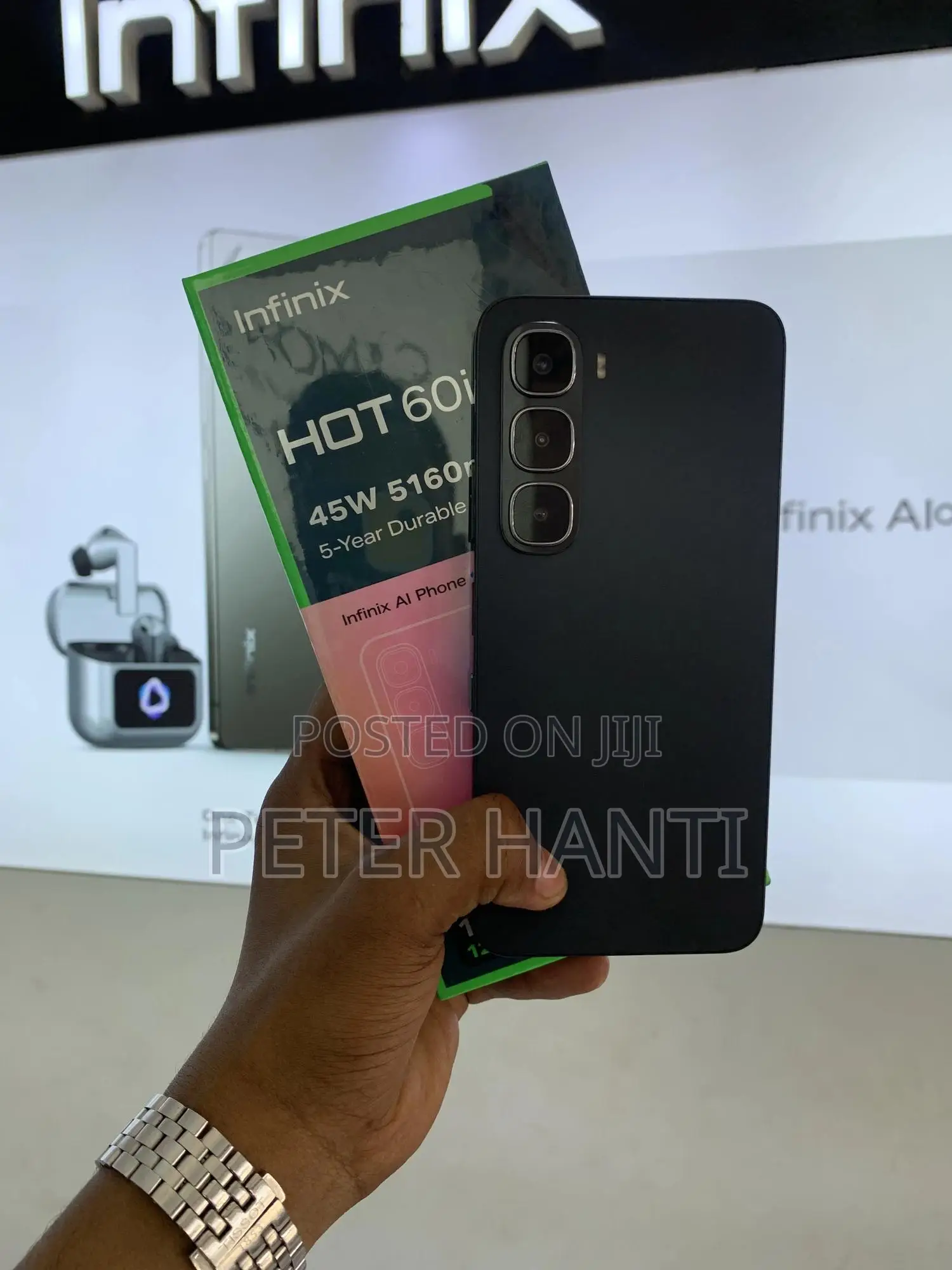 New Infinix Hot 60i 128 GB Black