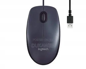 Logitech M100 Wired Usb Optical Mouse (Black) – Brand New