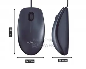 Logitech M100 Wired Usb Optical Mouse (Black) – Brand New