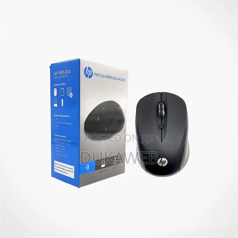 Hp Fm510a Wireless Mouse (Black) – Brand New