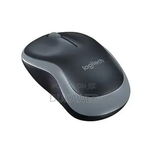 Logitech M185 Wireless Mouse (Gray/Red/Blue) – Brand New