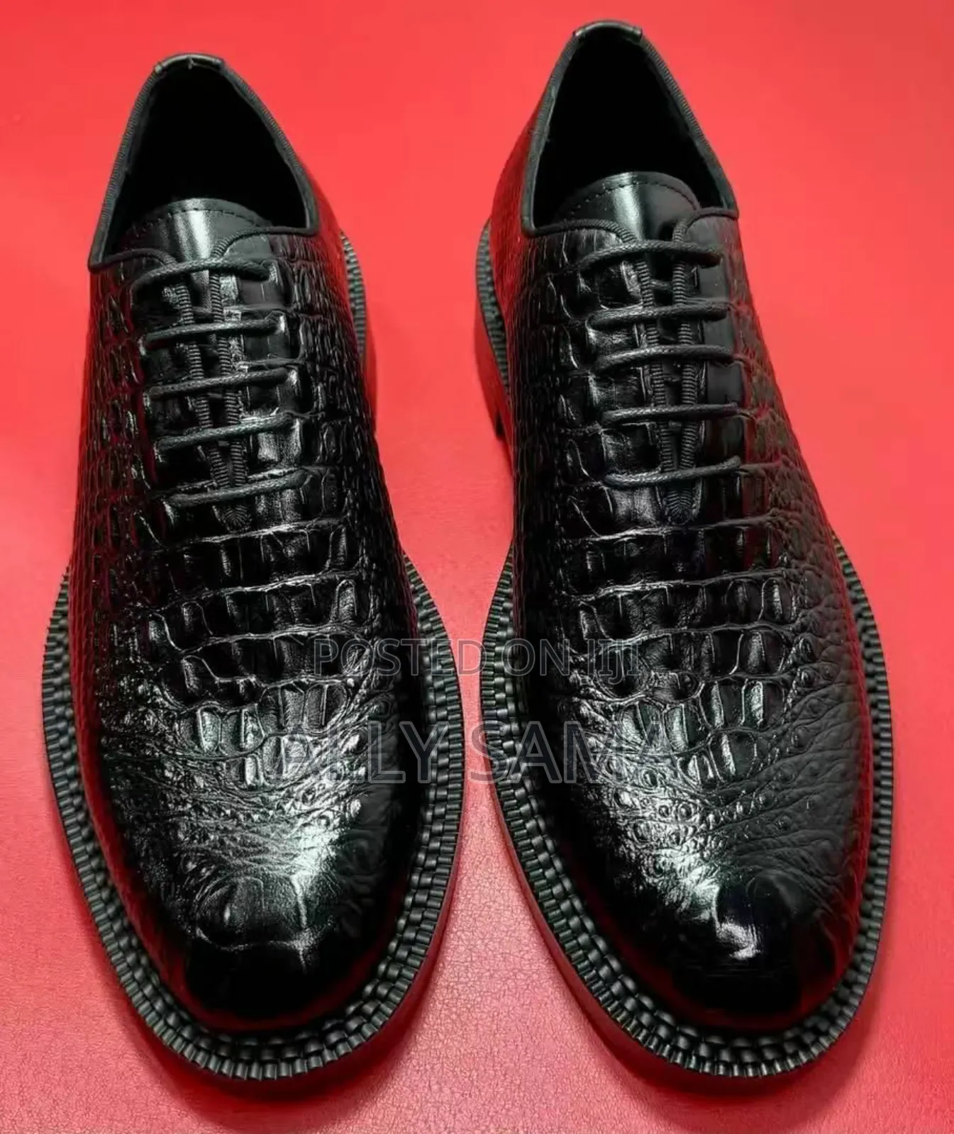 Men's Boots Moccasins Full Black  Material Pure Leather