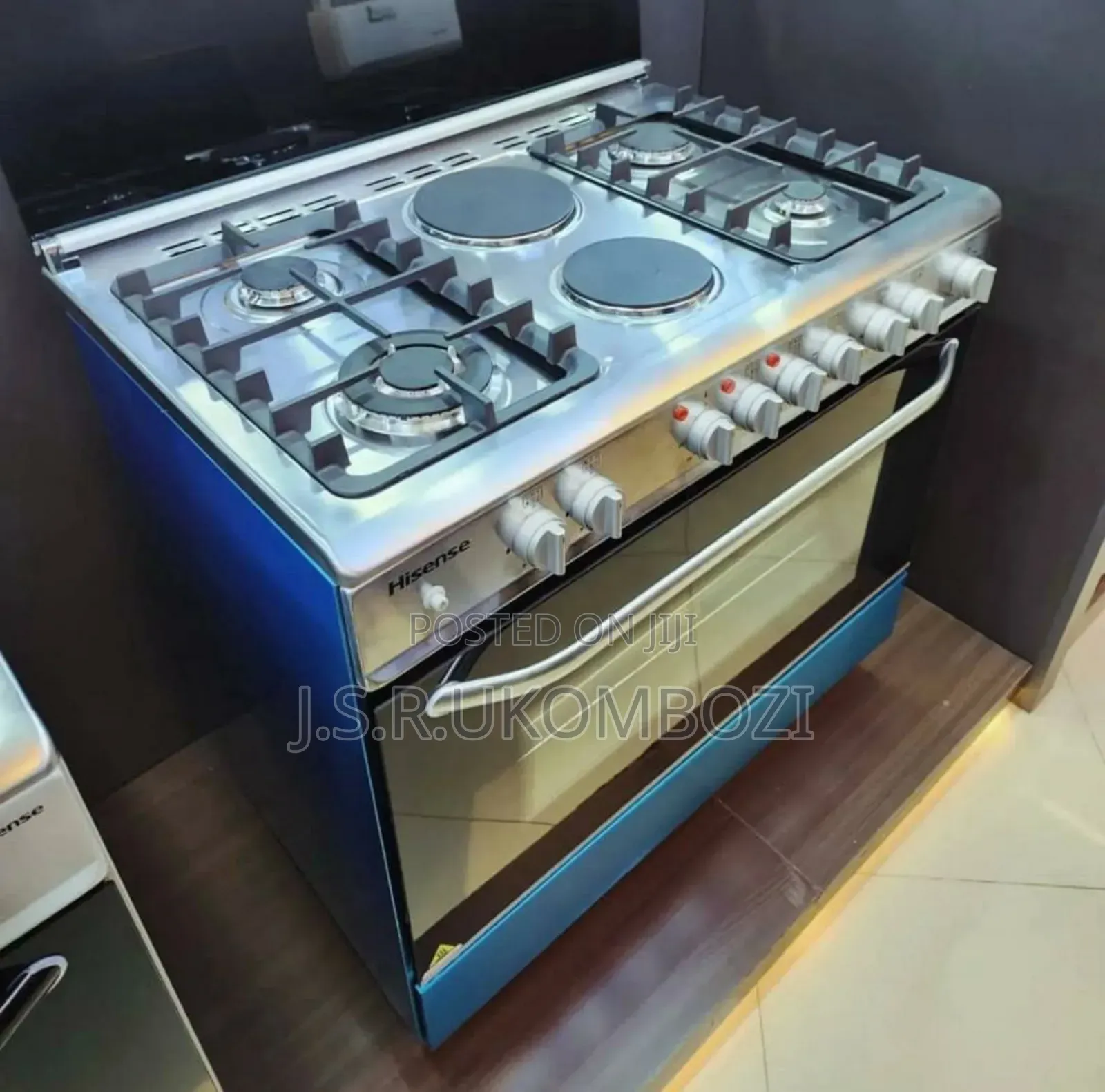 Hisense Cooker4 Gas Burners
2 Electric 60×90