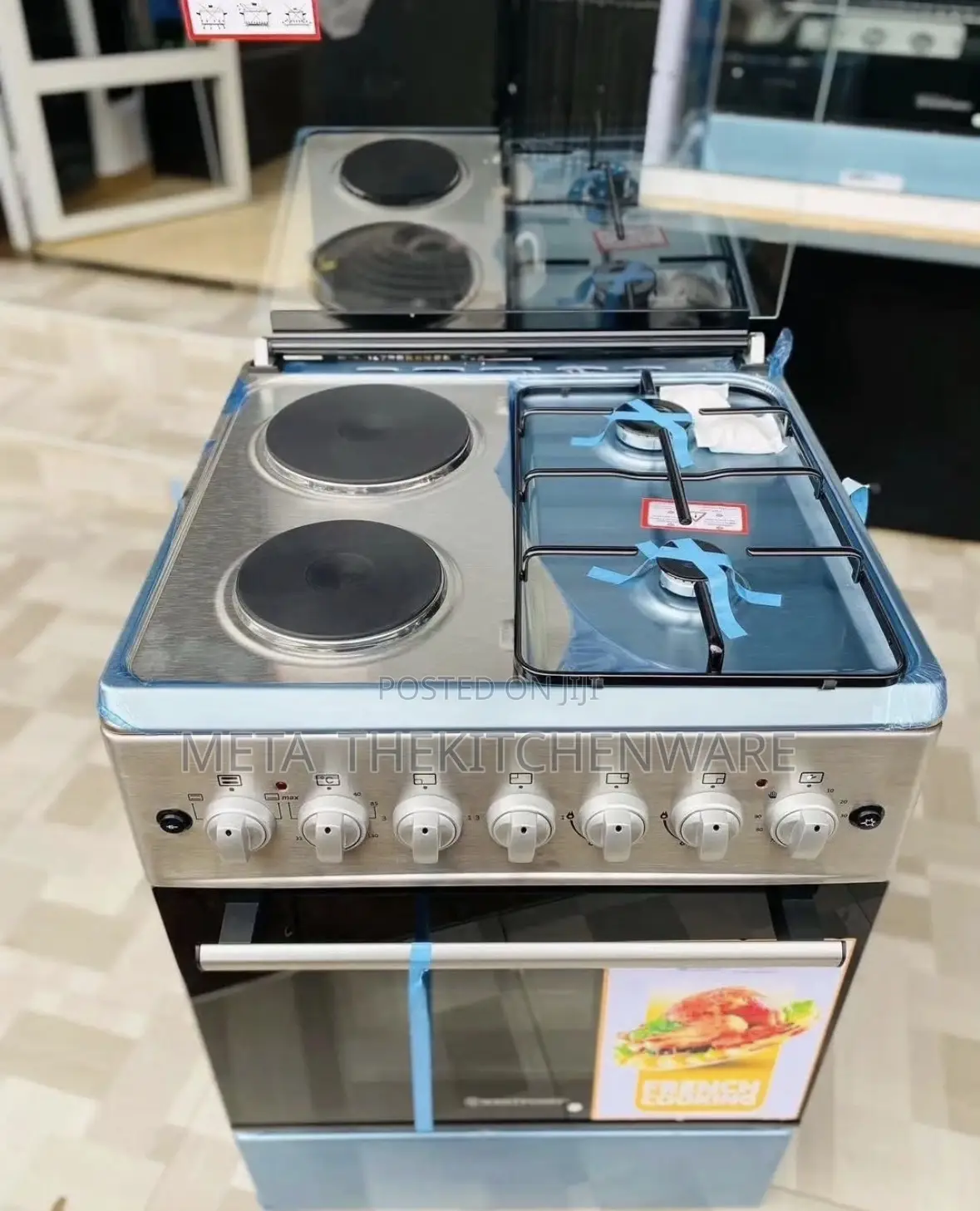 Westpoint Cooker 2 Gas 2 Electric Plate + Electric Oven 60 X 60cm
