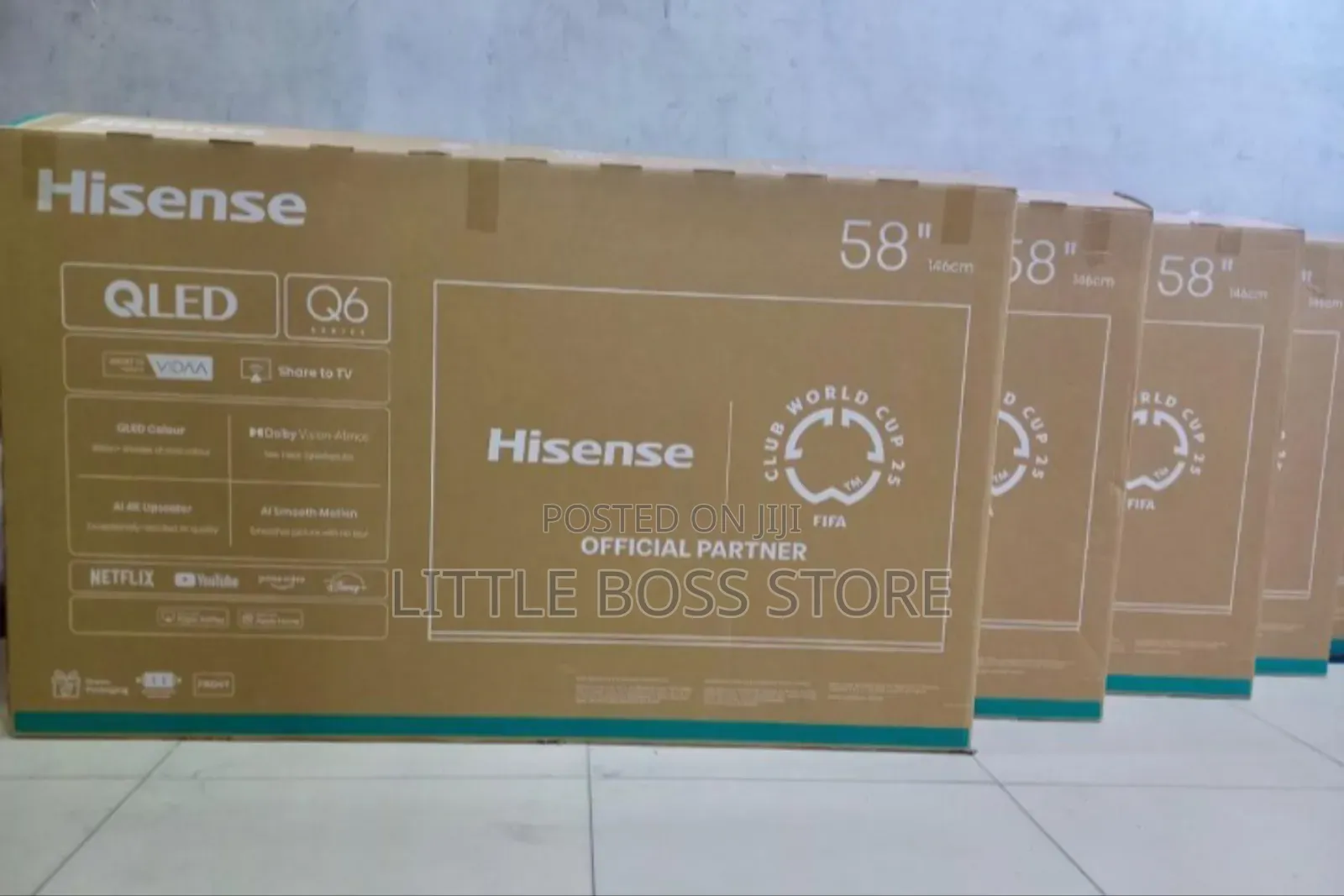 Hisense Tv Inch 58 Qled (58q6q)