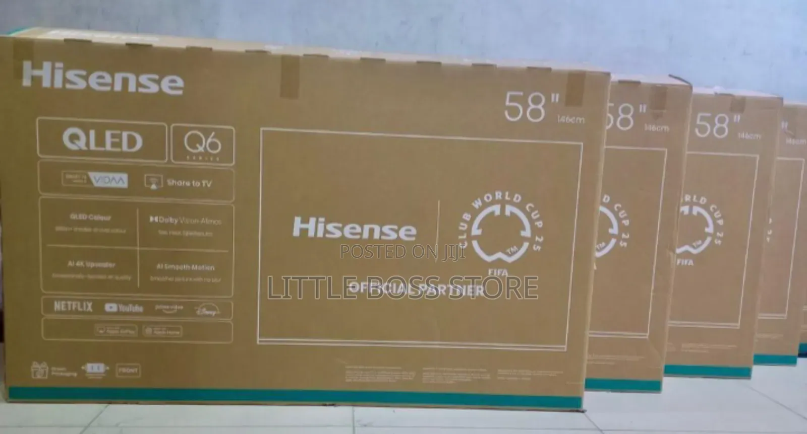 Hisense Tv Inch 58 Qled (58q6q)