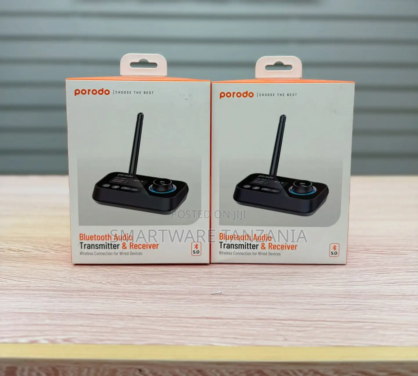 Porodo Bluetooth 5.0 Audio Transmitter Receiver - Wireless Adapter