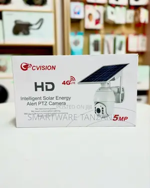 Cvision Solar Security Camera 5mp - 4g Lte PTZ Wireless Outdoor