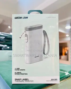 Green Lion Snap Thermal Printer - 203dpi Portable Label Maker
