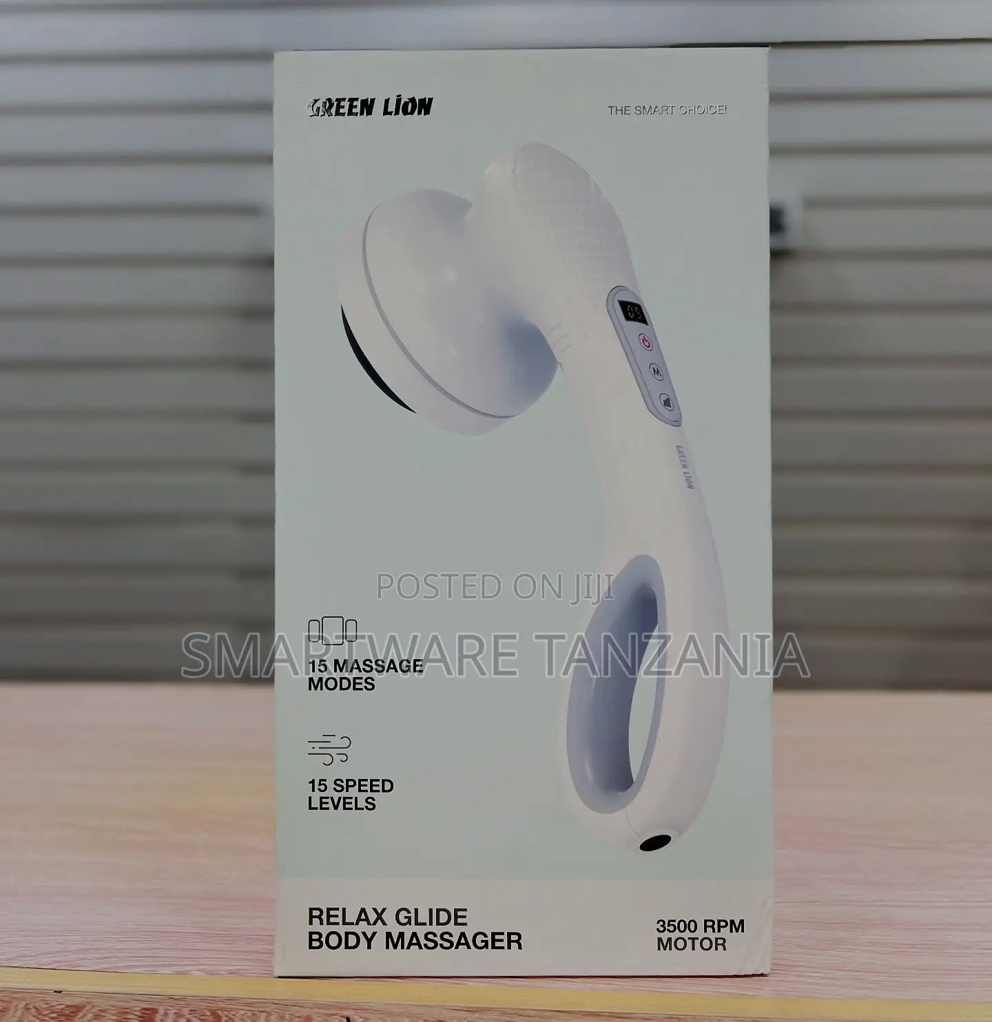 Green Lion Relax Glide Massager - 15 Modes 3500rpm Deep Tissue