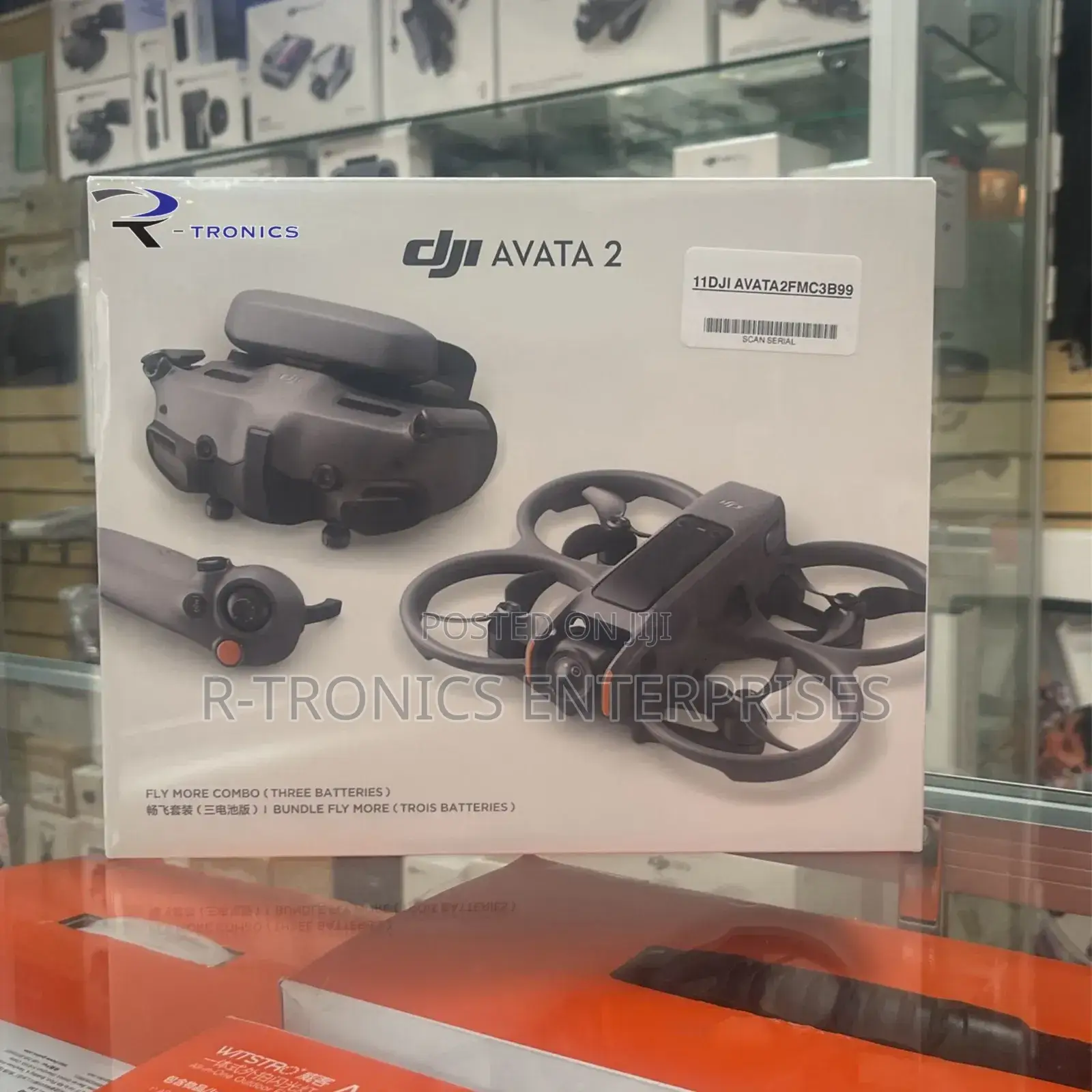 Dji Avata 2 Fly More Combo (3 Batteries) FPV Drone With Camera 