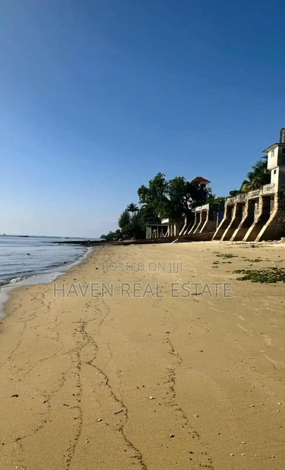 A Sunset Beach Cliff Plot for Sale at Zanzibar