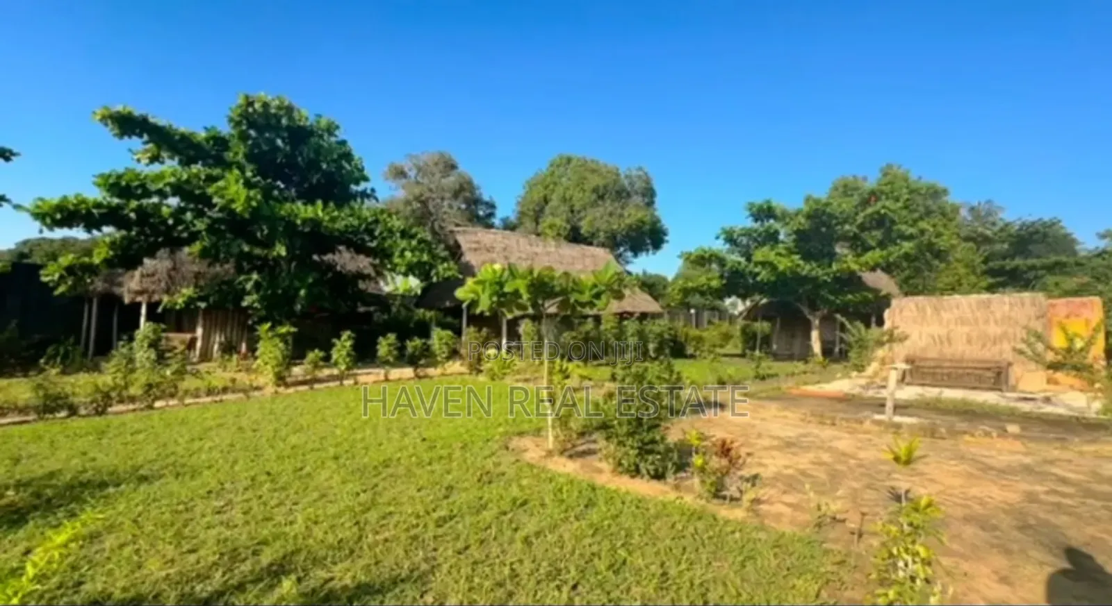 A Sunset Beach Cliff Plot for Sale at Zanzibar